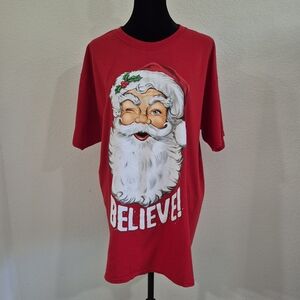 Jerzees Vibrant Red Crewneck Tee